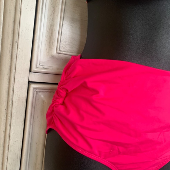 Anne Cole NEW WITH TAG MEDIUM r High-Waist Ruched/ Convertible Bikini Bottoms - Picture 4 of 13